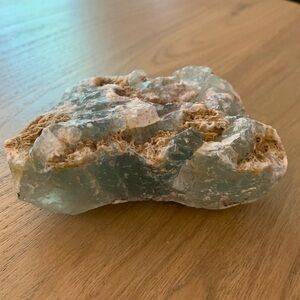 Large Green Calcite crystal